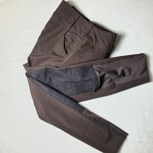 Romfh Champion 34R Full Seat Breeches Chocolate With Dark Brown High Rise